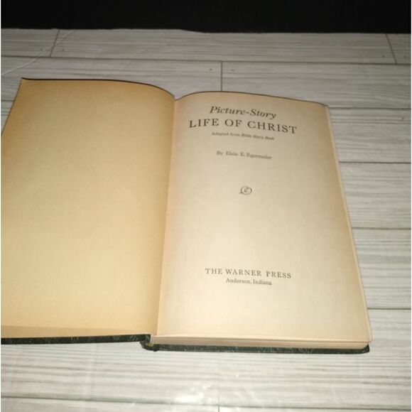 PICTURE STORY LIFE OF CHRIST Adapted from Egermeier's Bible Story Book 1940 HC - Picture 4 of 7